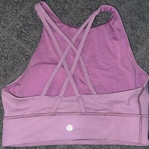 Wisteria purple high neck lulu lemon sports bra Size 6